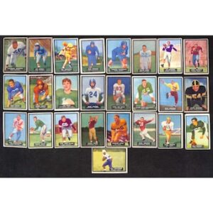 1951 Topps Magic G avg lot of 46 different football cards BV$828 D89813 Graded G