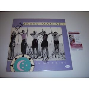 10,000 Maniacs In My Tribe 3/signatures Jsa/coa Signed Lp Record Album