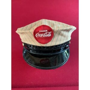 1950's, Coca-Cola, Vintage Cream Delivery Man Hat (Scarce / Vintage)
